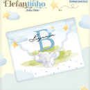 Arquivo Combo Encadernação Baby Elefantinho Azul