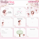 Arquivo Combo Encadernação Baby Bailarina Alfabeto