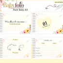 Arquivo Encadernação Baby Foto Floral