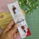 Arquivo Dia do Cliente Card Caneta