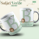 Arquivo Combo Encadernação Baby Safari Verde Alfabeto