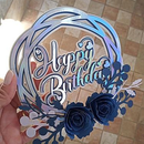 Arquivo Combo Topos de Bolo Coringas: Feliz Aniversário, Parabéns, Happy Birthday