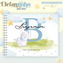 Arquivo Combo Encadernação Baby Elefantinho Azul