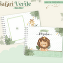 Arquivo Combo Encadernação Baby Safari Verde Alfabeto