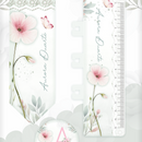 Arquivo Combo Encadernação Baby Jardim Floral Delicado Alfabeto