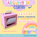 Arquivo caixa box para caneca - ilustracin