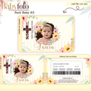 Arquivo Encadernação Baby Foto Floral