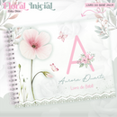 Arquivo Combo Encadernação Baby Jardim Floral Delicado Alfabeto