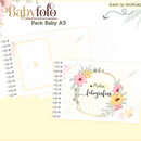 Arquivo Encadernação Baby Foto Floral