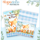 Arquivo Encadernação Baby Raposinha Menino Bosque
