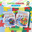 Arquivo Abril Azul Autismo Card Caracol - Art Ideia