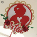Arquivo dia das mães topo de bolo