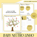 Arquivo Combo Encadernação Baby Linho Neutro - 20 cores
