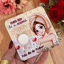 Arquivo Dia da Mulher Card Máscara Facial - GB ARQUIVOS