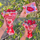 Arquivo Morango do Amor - Buquê + Caixinha com Visor - Mary Criações