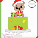 Arquivo Natal Topo de Bolo Ursinho