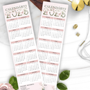 Arquivo Coleção Floral Rosa Calendário 2026