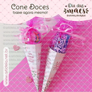Arquiovde corte cone doces dia das mães - art ideia