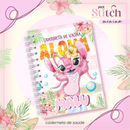 Arquivo Kit Encadernação Stitch e Angel