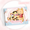 Arquivo Encadernação Baby Ursinho Pooh Aquarela - PAMELLA