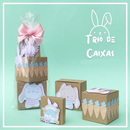 Arquivo de Corte Trio de Caixas Somente Moldes - PAPEL CARAMELO