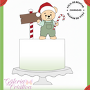 Arquivo Natal Topo de Bolo Ursinho