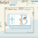 Arquivo Combo Encadernação Baby Safari Azul Alfabeto