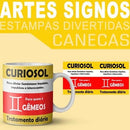 Estampas Canecas Signos Divertidos Sátiras Humor Mockups