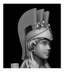Saint Seiya Exclamacion De Atena Stl Obj Impresión 3d