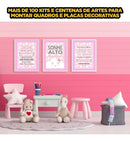 Combo De Artes 176 Kits De Quadros E Placas Decorativas