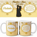 Estampas Casamento Noivo Noiva Padrinhos Sublimação Canecas