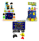 Arquivo  Corte Topo De Bolo - Pac Man 03 Temas Combo