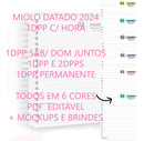 Arquivos Miolos 2024  Para Agendas -  Pdf Editável - Corel