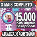 15.0000 Kits Scrapbook Digital O Mais Completo Papel Digital
