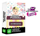Kit Digital  Adeus Fraldinha Menina Scrapbook Arquivo Png