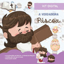 Kit Digital A Verdadeira Pascoa Arquivos Png