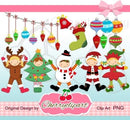 Natal Kit Digital Scrap Personalizado Digital Arquivo 13