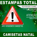 Pacote 15 Artes Sublimação Total Natal Camisetas Mockups