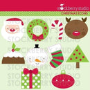 Natal Kit Digital Scrap Personalizado Digital Arquivo 56