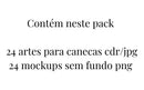 Pack Artes P/ Sublimação De Canecas Tema Amigas C/ Mockups