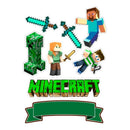 Topo Topper Decoração Bolo Aniversário Minecraft