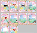 Arquivo Digital Capas De Caderneta De Vacina Princesas 02