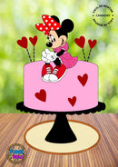 Arquivo De Corte Topo De Bolo Minnie 01
