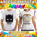 Artes Camisetas Carnaval Casal Artes Editáveis Mockups