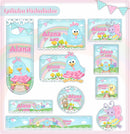 kit completo arquivo  pdf png encadernaçao sublimaçao - GALINHA ROSA