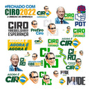 Pack Sublimação Canecas Lula Bolsonaro Ciro Arquivos Png