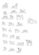 Vetores Para Corte Filhote De Cachorro E Família Escultura