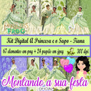 Kit Digital A Princesa E O Sapo - Tiana