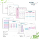 Arquivo Encadernação Agenda Planner Lettering Marta