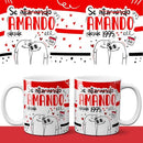 Estampas Canecas Florks Namorados Sublimação Mockups